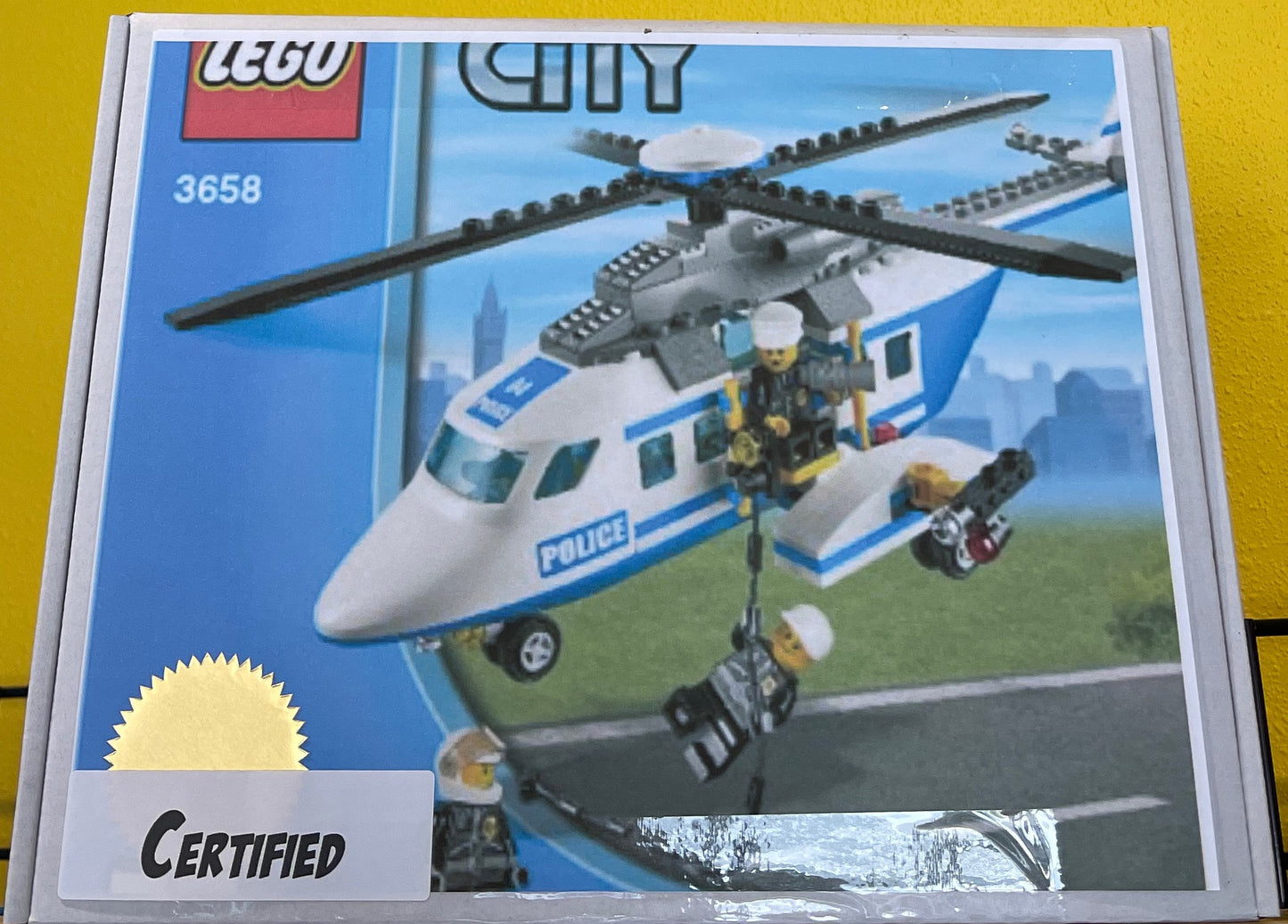 3658 City: Police Helicopter - CERTIFIED