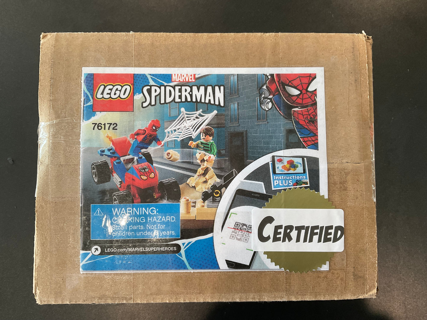 LEGO 76172 Spider-Man and Sandman Showdown - Certified