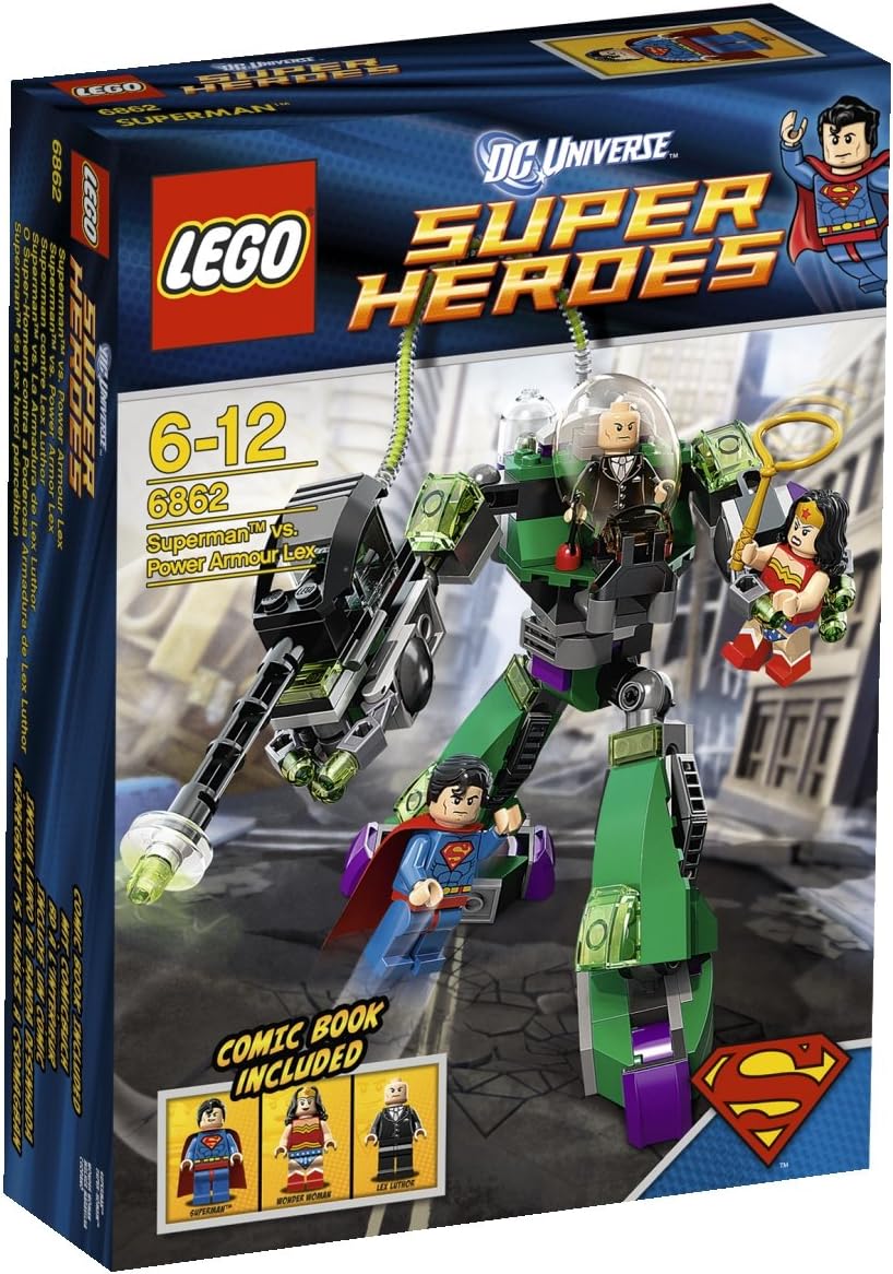 6862 DC: Super Heroes Superman Vs Power Armor Lex - CERTIFIED