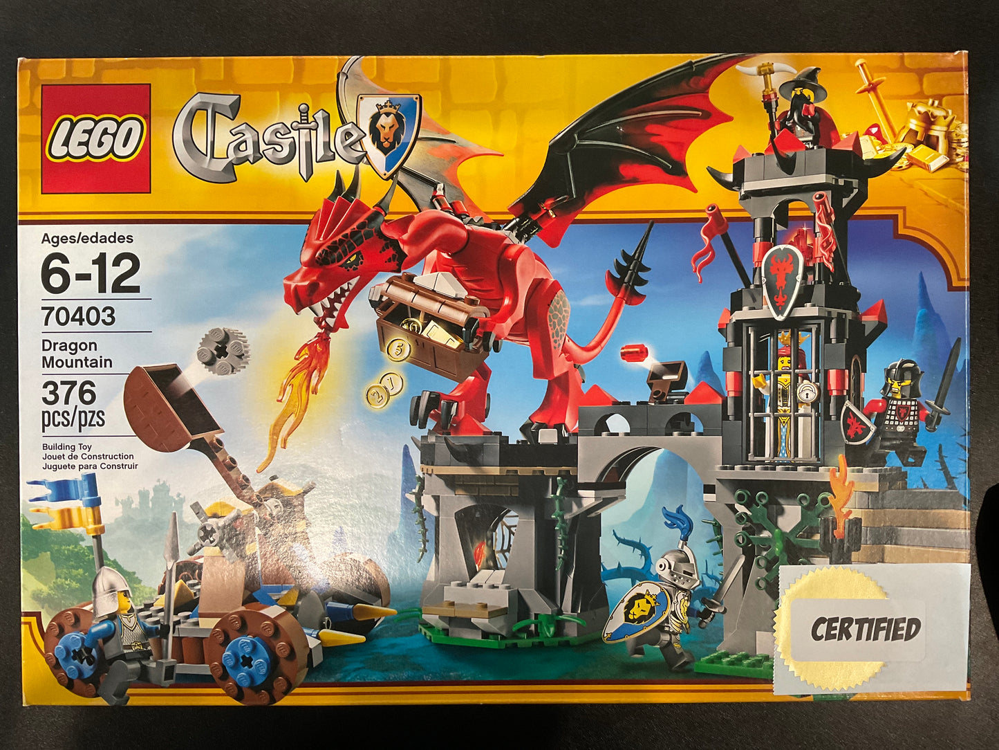 LEGO 70403 Dragon Mountain - Certified