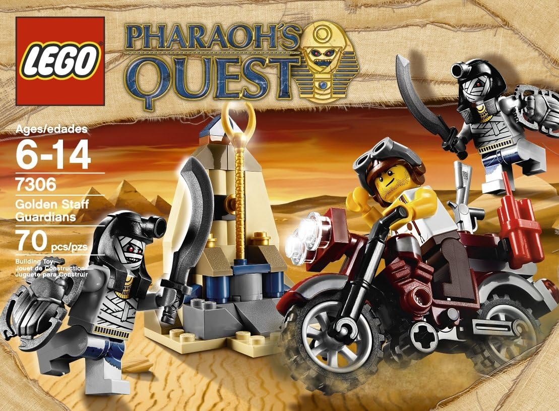 7306 Pharaoh's Quest - Golden Staff Guardians - CERTIFIED