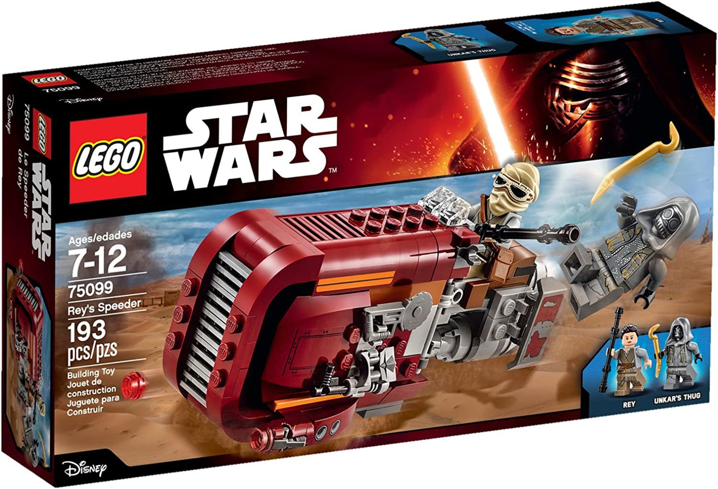 75099 Star Wars: Rey's Speeder - CERTIFIED