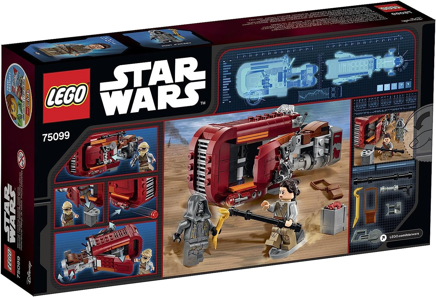 75099 Star Wars: Rey's Speeder - CERTIFIED