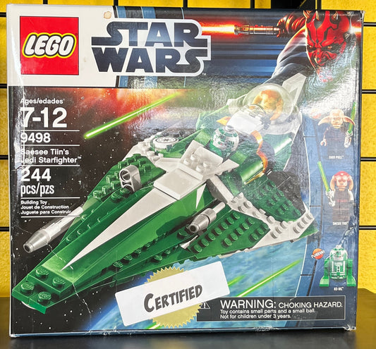 9498 Star Wars: The Clone Wars Saesee Tiin's Jedi Starfighter - CERTIFIED