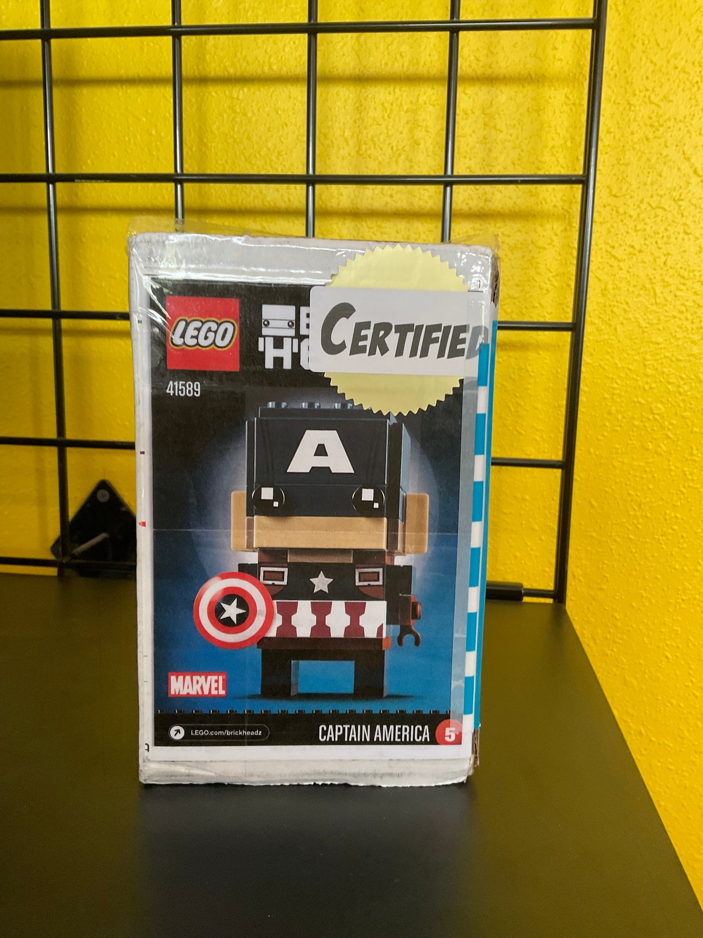 41589 BrickHeadz: Captain America - CERTIFIED