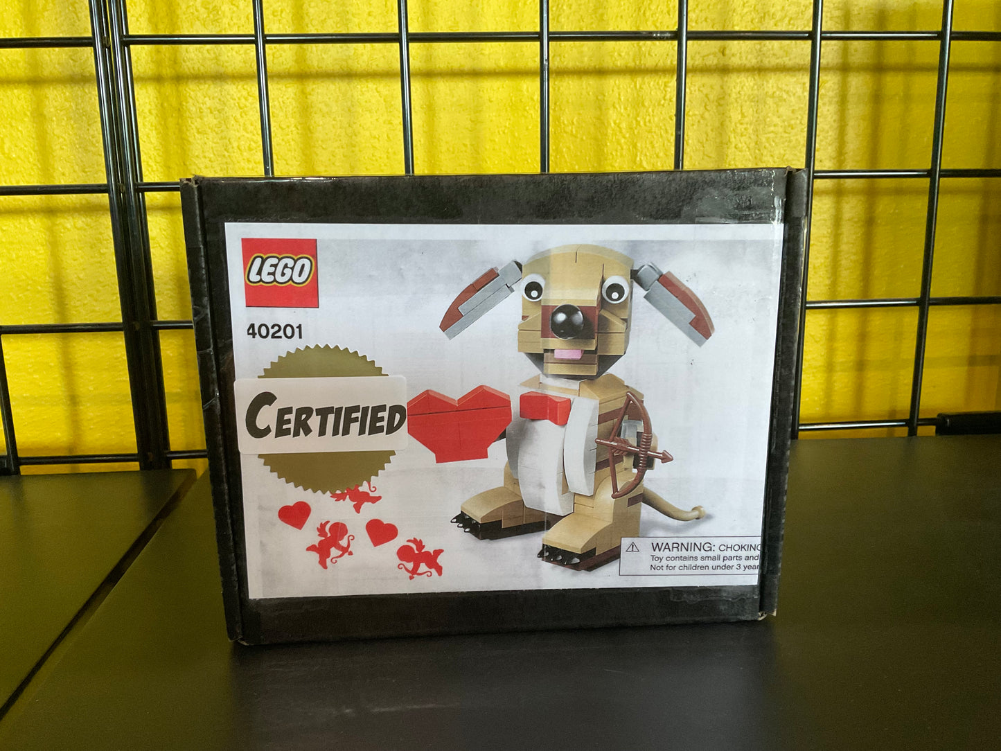 LEGO 40201 Valentine's Cupid Dog - Certified