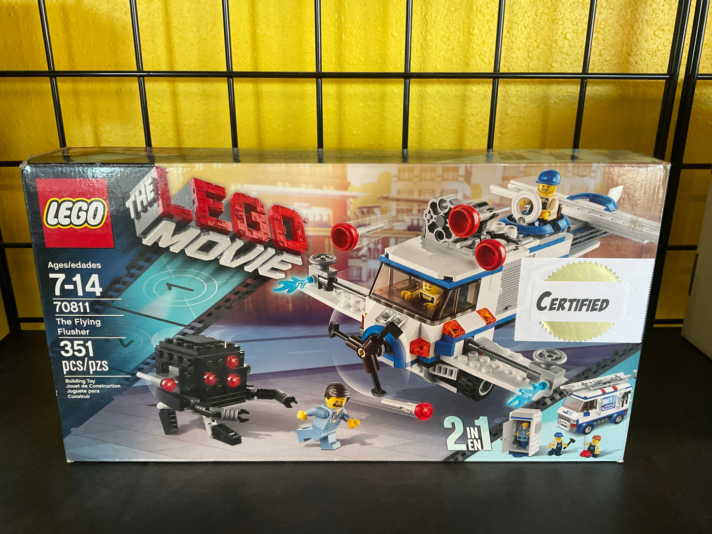 LEGO 70811 The Flying Flusher - Certified