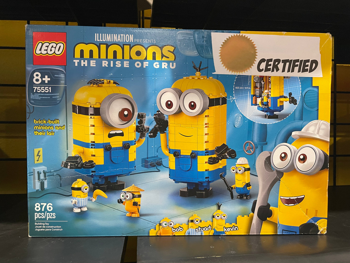 Brick-built Minions and their Lair - Certified