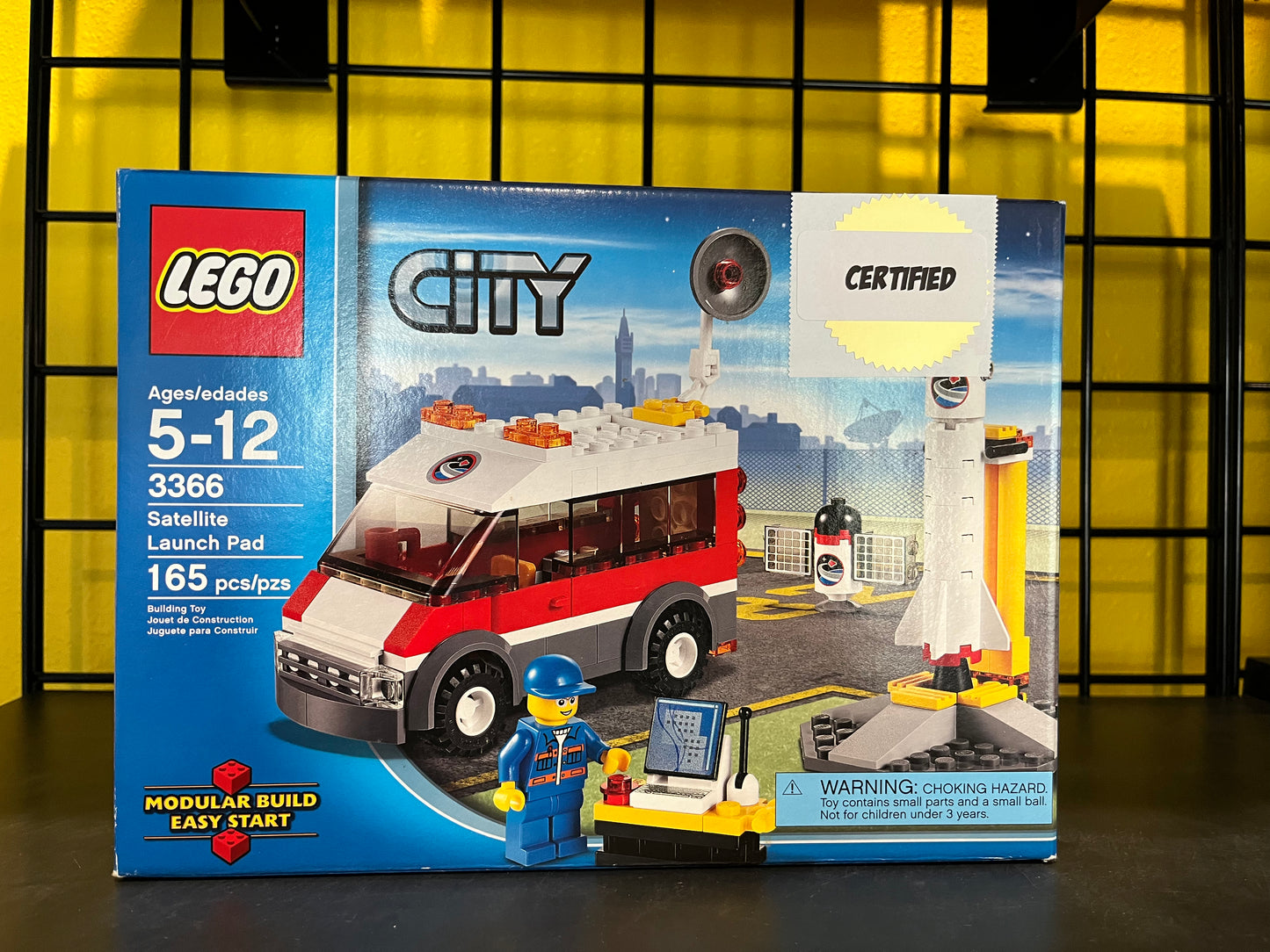 3366 LEGO City Space Satellite Launch Pad - CERTIFIED