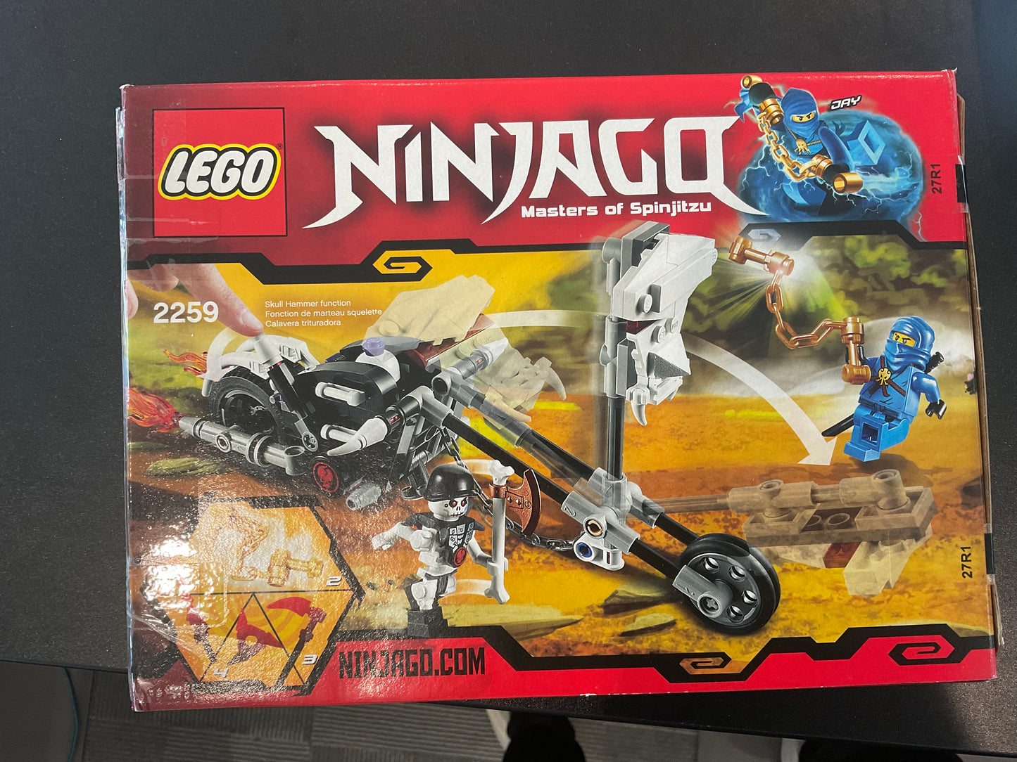 Lego Ninjago Skull Motorbike 2259 - Certified