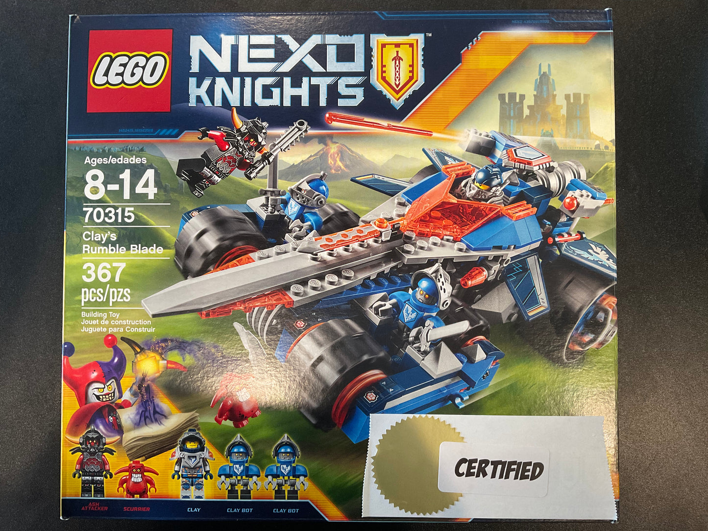 LEGO 70315 Clay's Rumble Blade - Certified