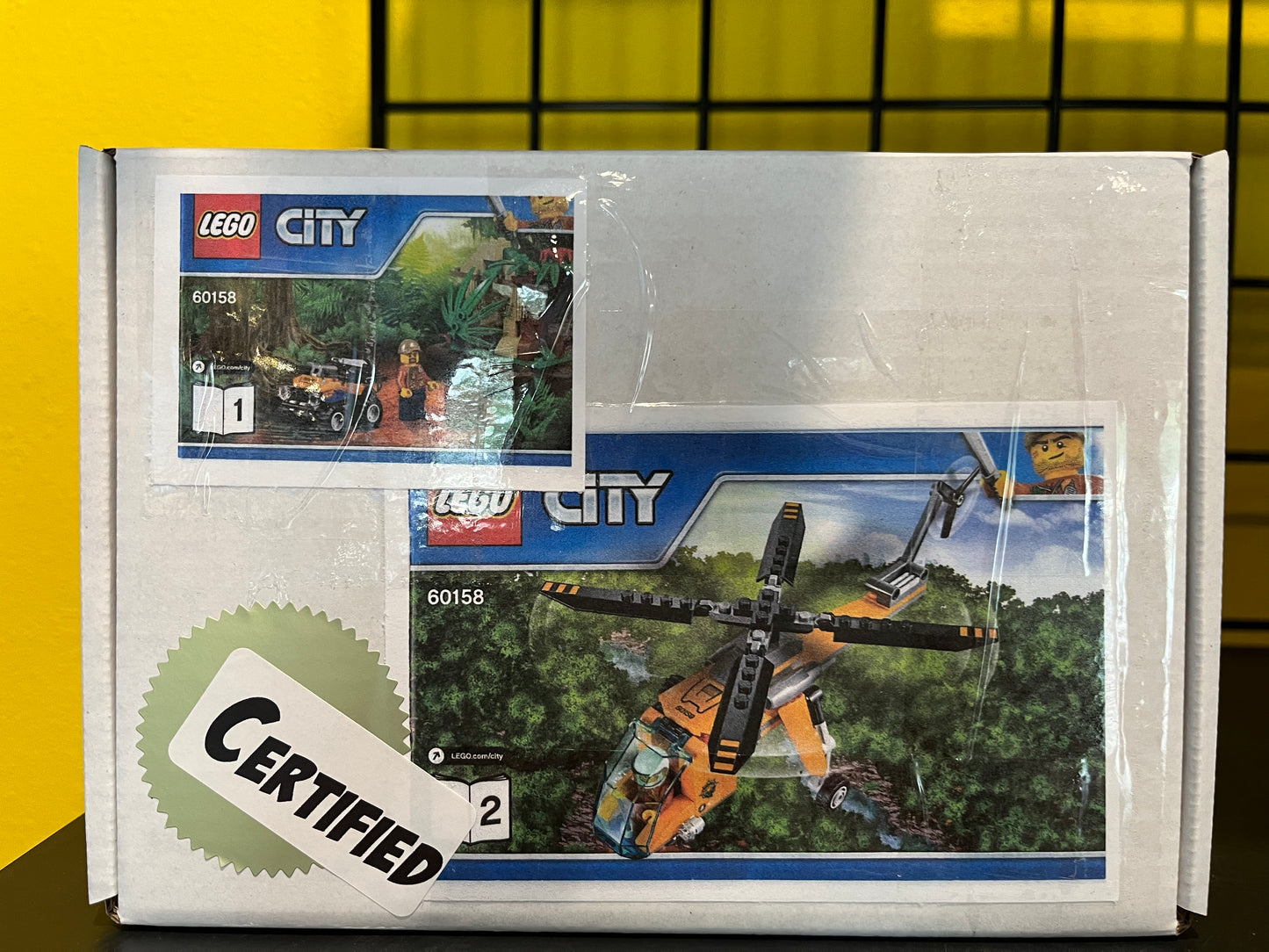 60158 LEGO City Jungle Cargo Helicopter - Certified