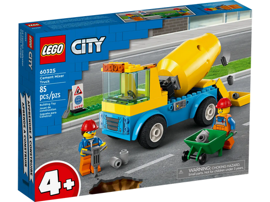 LEGO 60325 LEGO Cement Mixer Truck - Retired