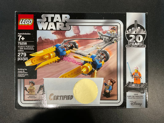 LEGO 75258 Anakin's Podracer – 20th Anniversary Edition - Certified