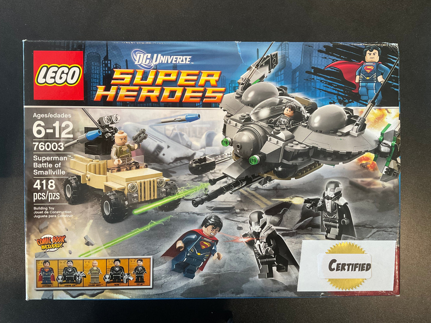 LEGO 76003 Superman Battle of Smallville - Certified