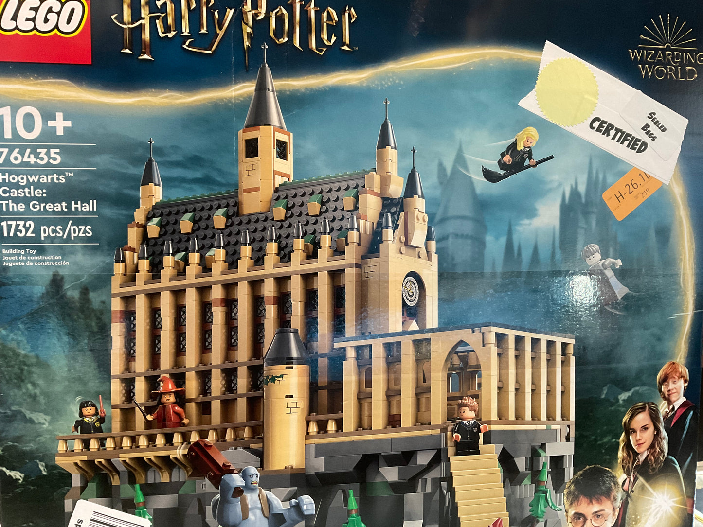 LEGO 76435 Hogwarts Castle The Great Hall - Certified