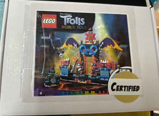 41254 LEGO Trolls World Tour Volcano Rock City Concert - Certified