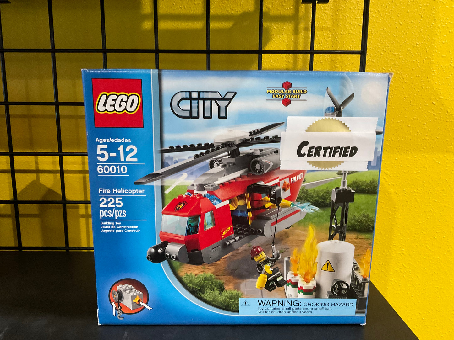 LEGO 60010 Fire Helicopter - Ceritifed
