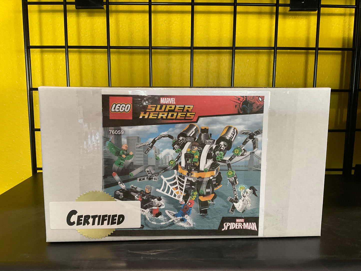 LEGO 76059 Spider-Man Doc Ock's Tentacle Trap - Certified