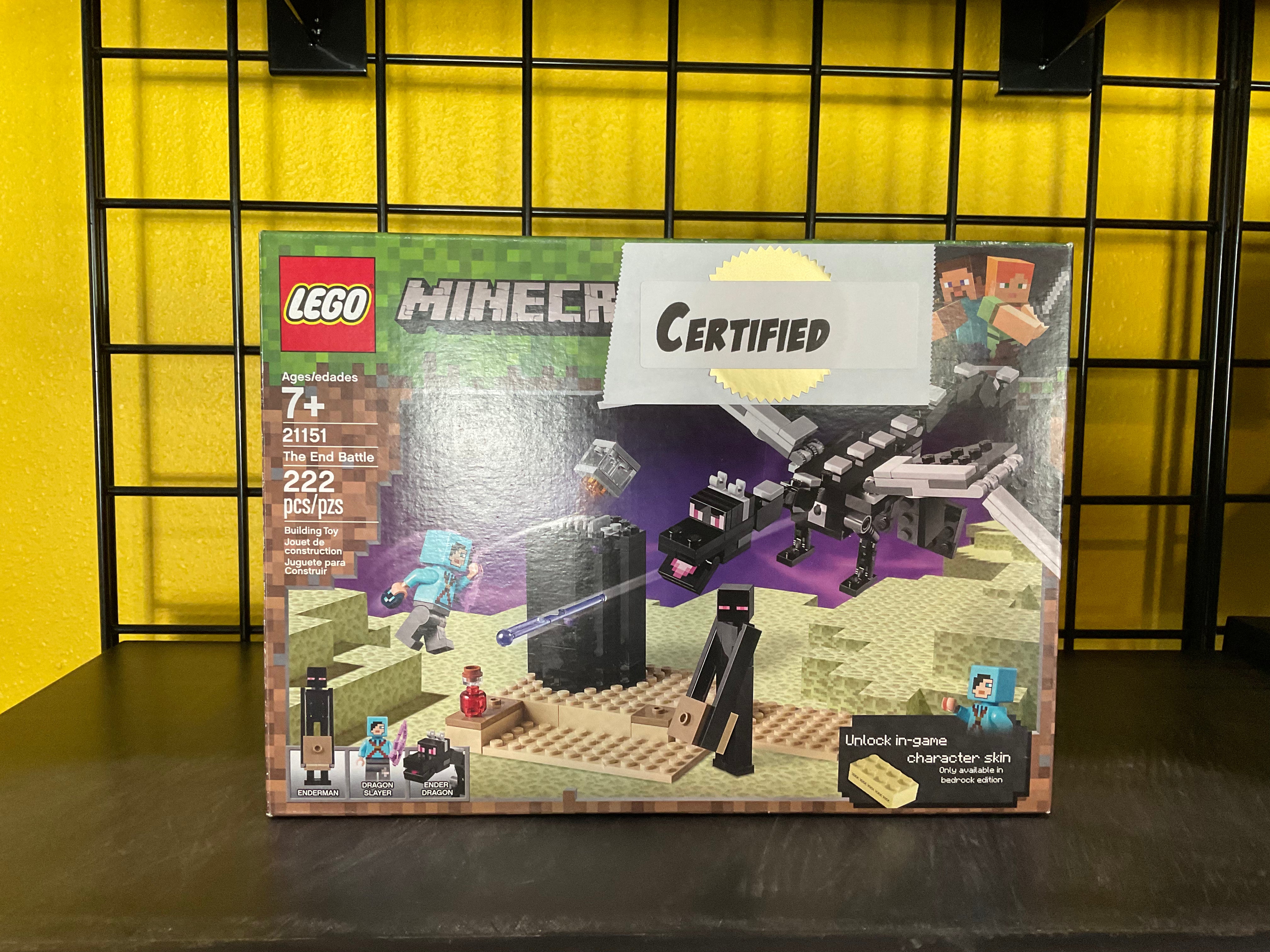 Minecraft Dragon Slayer Lego End Battle LEGO 21151 The End