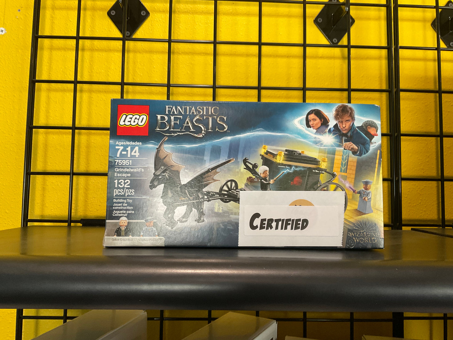 LEGO Harry Potter Fantastic Beasts and Where to Find Them Grendelwald's Escape 75951 - Certified