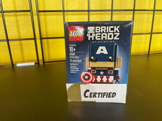 41589 BrickHeadz: Captain America - CERTIFIED