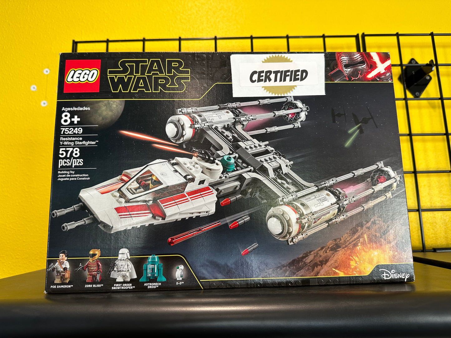 75249 Star Wars: Resistance Y-Wing Starfighter - CERTIFIED