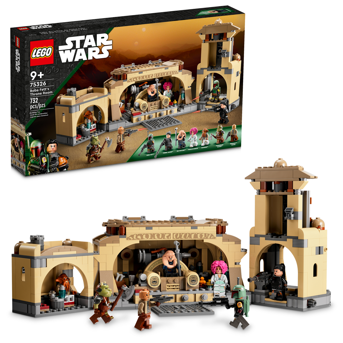 75326 Boba Fett's Palace- Retired