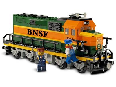 LEGO 10133 Burlington Northern Santa Fe BNSF Locomotive - Retired