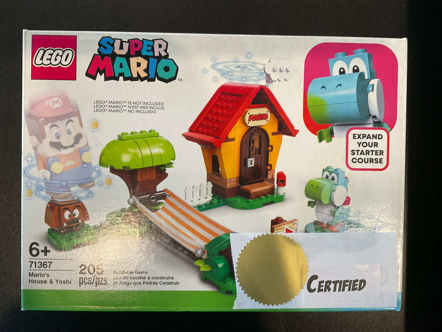 LEGO 71367 Mario's House & Yoshi - Certified