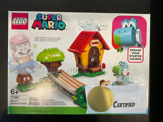 LEGO 71367 Mario's House & Yoshi - Certified