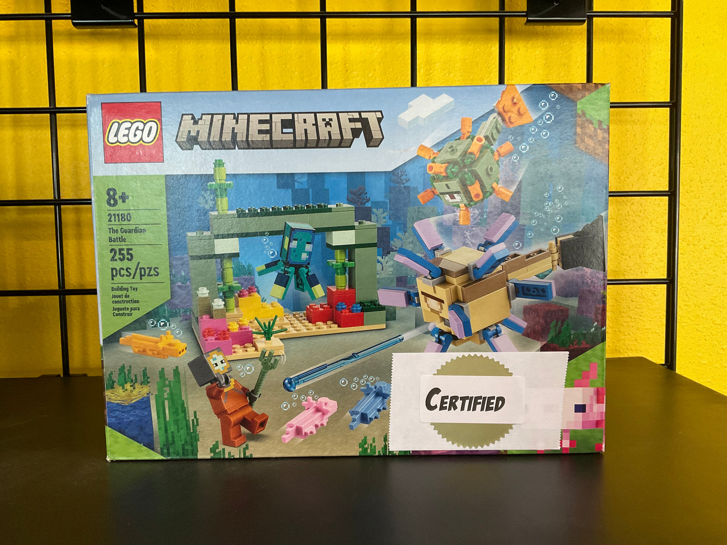 LEGO 21180 Minecraft The Guardian Battle - Certified