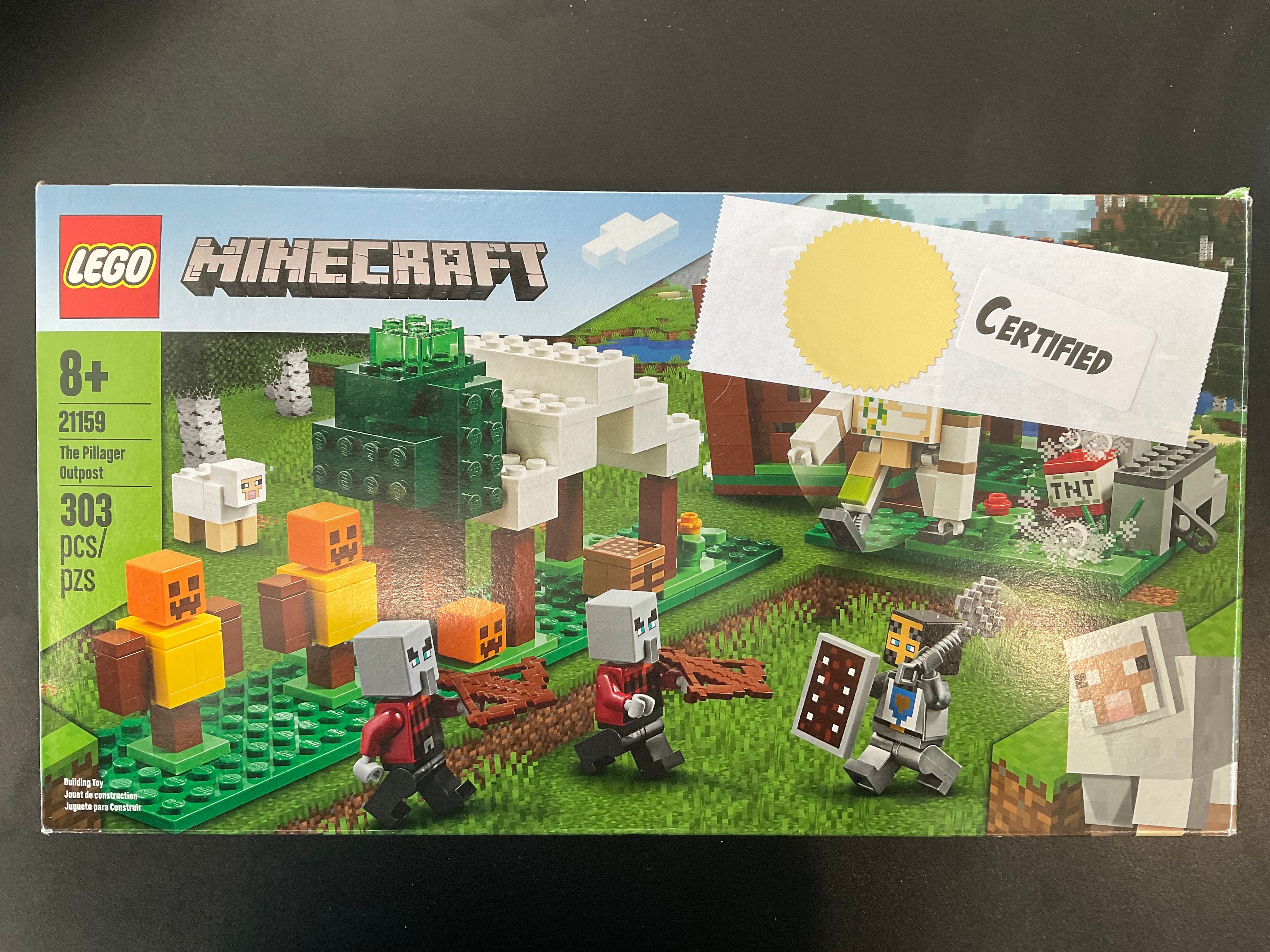 Lego Toy Minecraft Pillager Outpost Lego Set LEGO Minecraft The