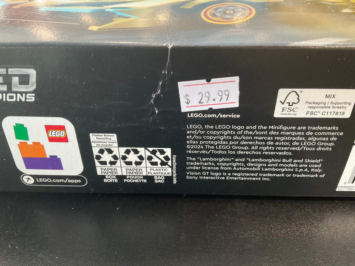 76923 Lamborghini Lambo V12 Vision GT Super Car - Retired