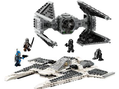 LEGO 75348 Mandalorian Fang Fighter vs TIE Interceptor - Certified