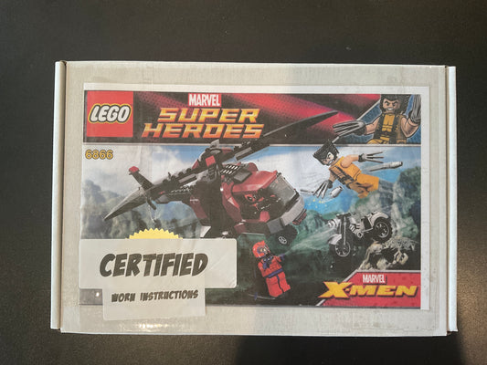 LEGO 6866 X-Men Wolverine's Chopper Showdown - Certified