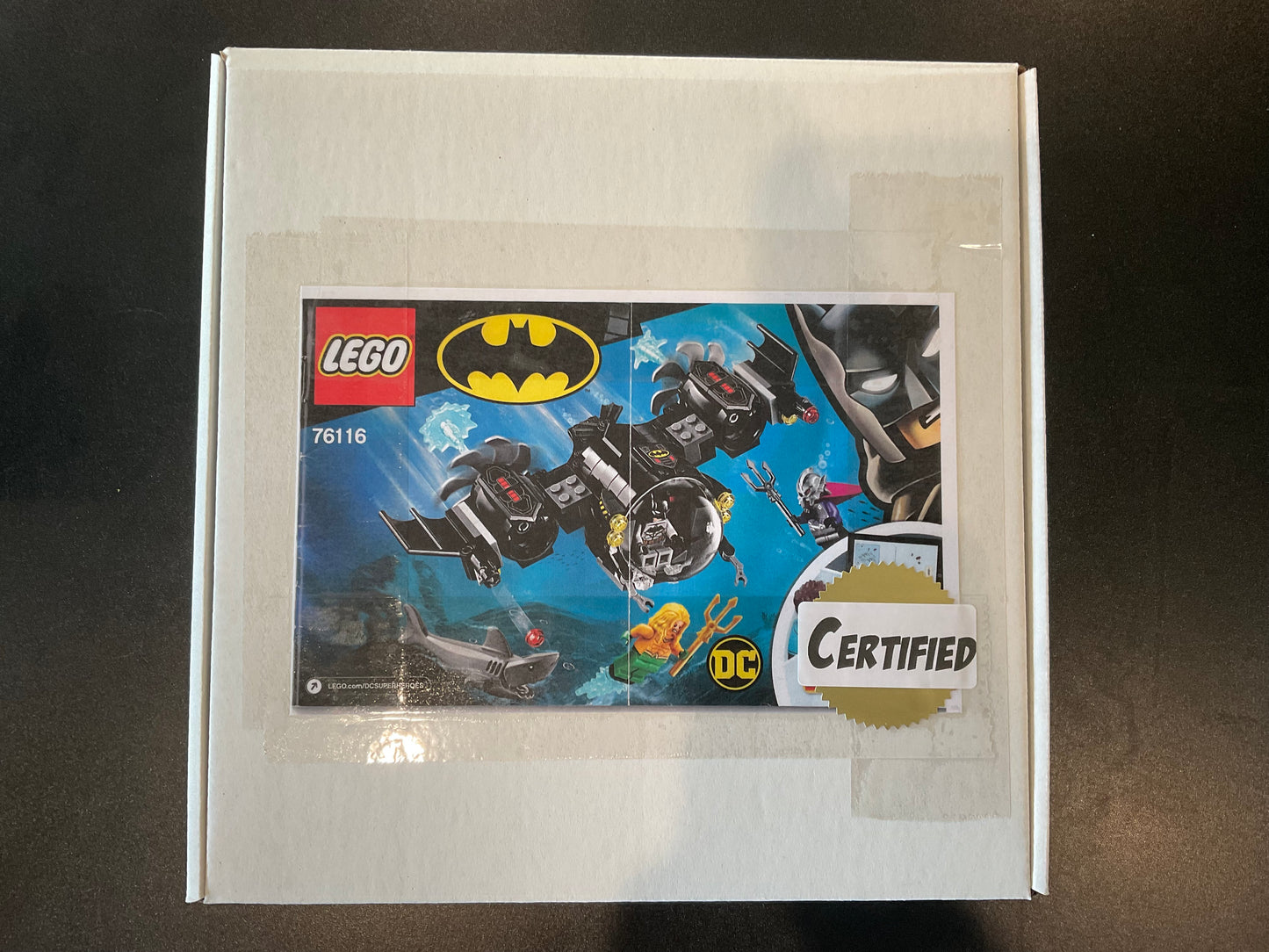LEGO 76116 Batman Batsub and the Underwater Clash - Certified
