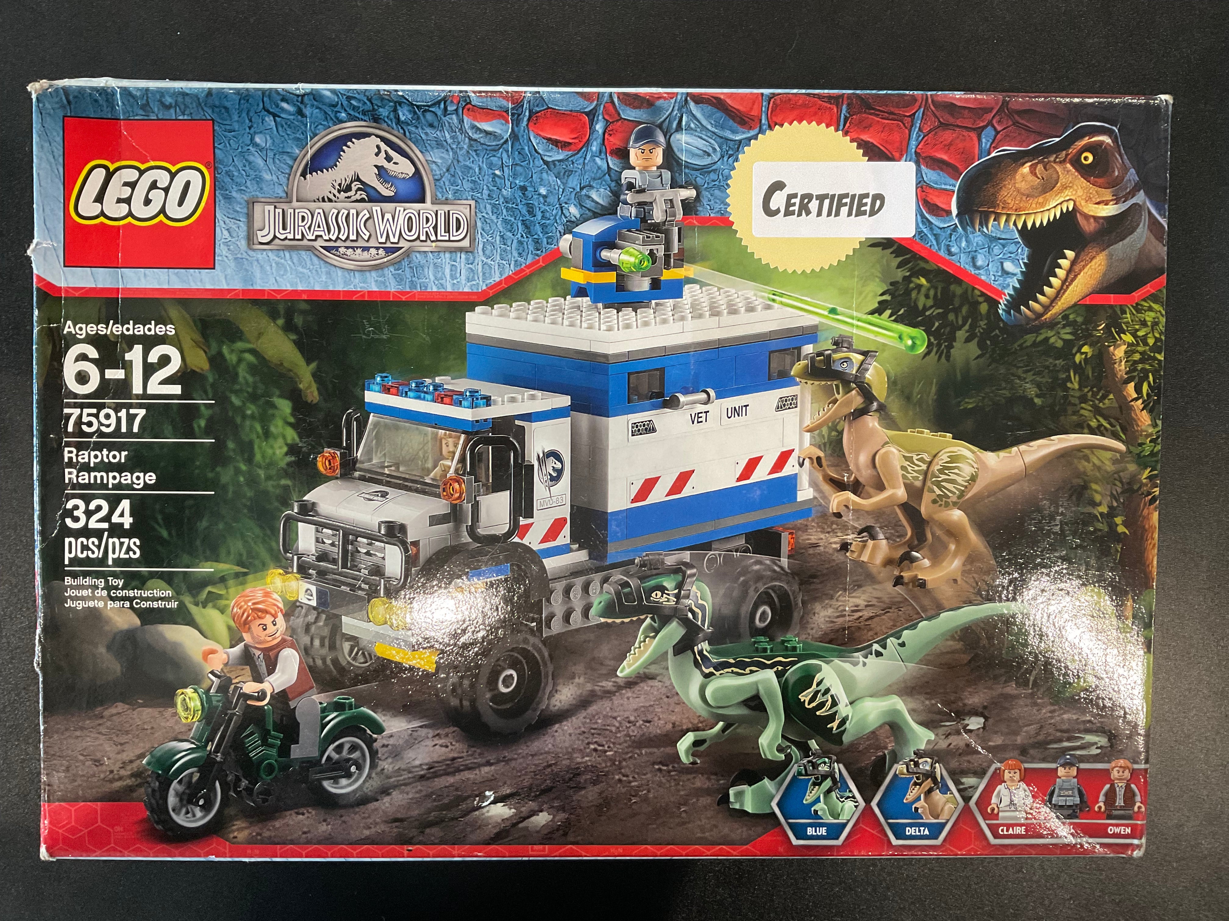 LEGO 75917 Raptor Rampage - Certified – bricksandminfigsmetroeast