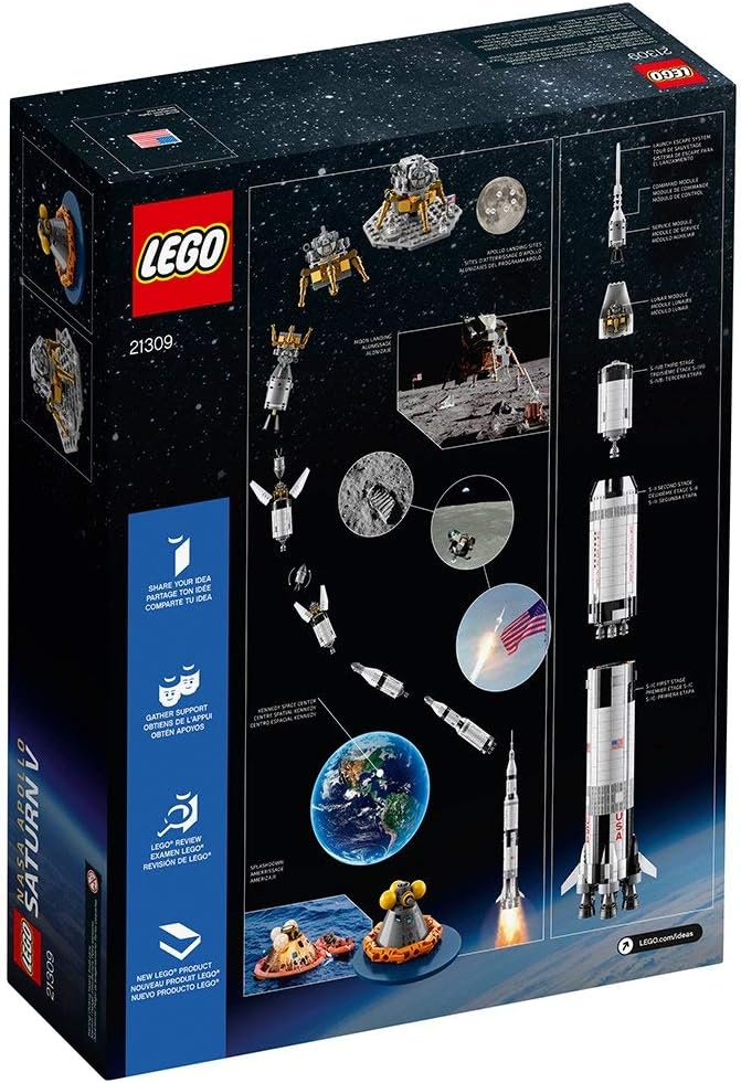 21309 Ideas NASA Apollo Saturn V - CERTIFIED