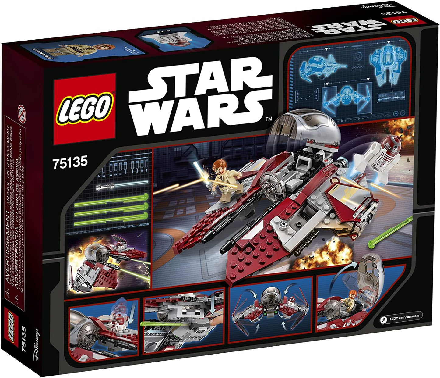 75135 Star Wars: OBI-Wan's Jedi Interceptor - CERTIFIED
