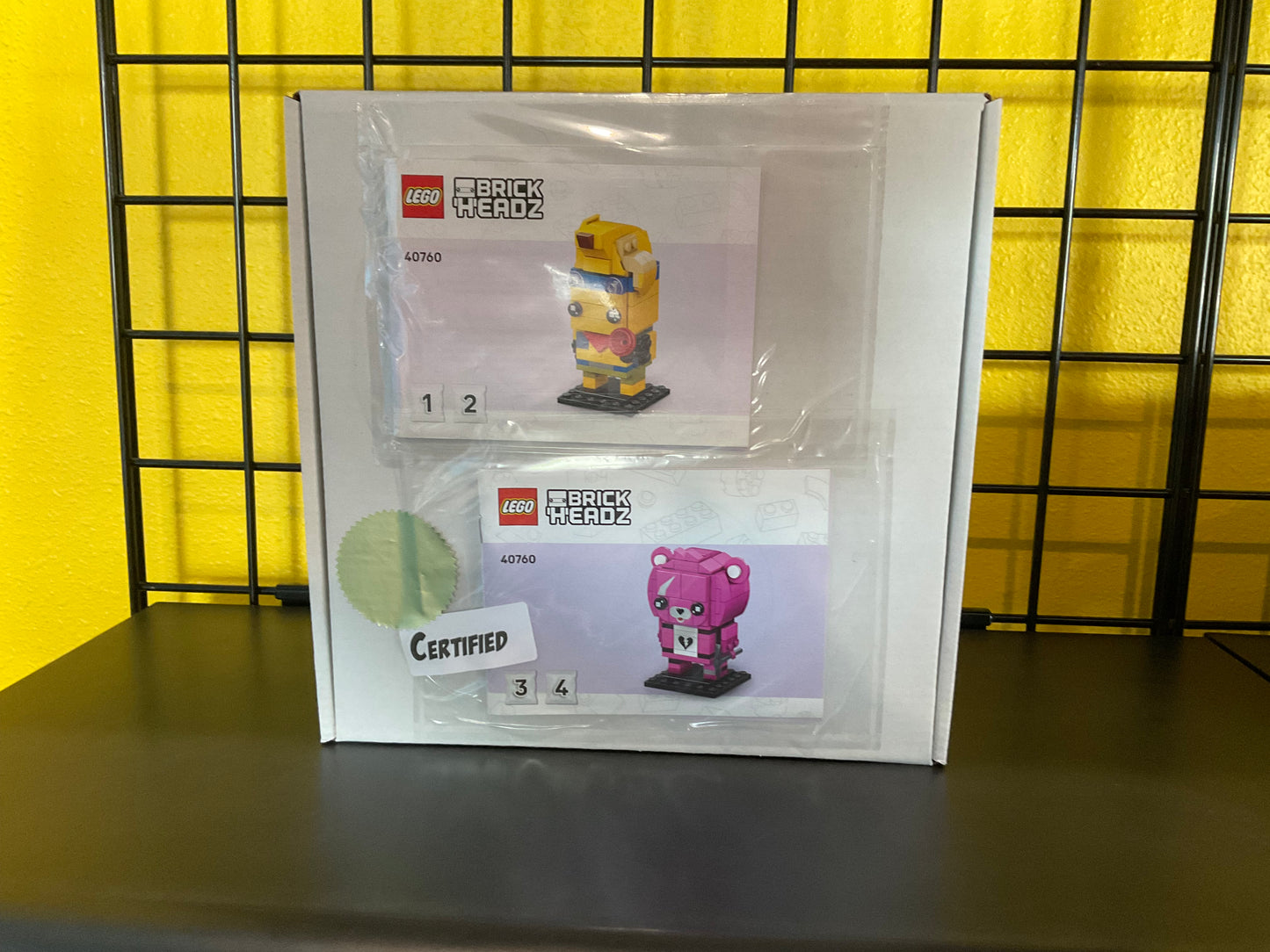 LEGO 40760 Brickheadz Adventure Peely & Cuddle Team Leader - Certified