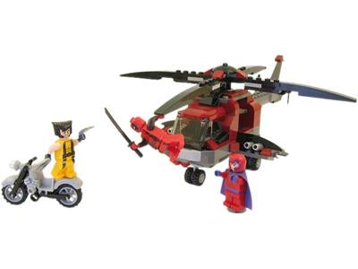 LEGO 6866 X-Men Wolverine's Chopper Showdown - Certified