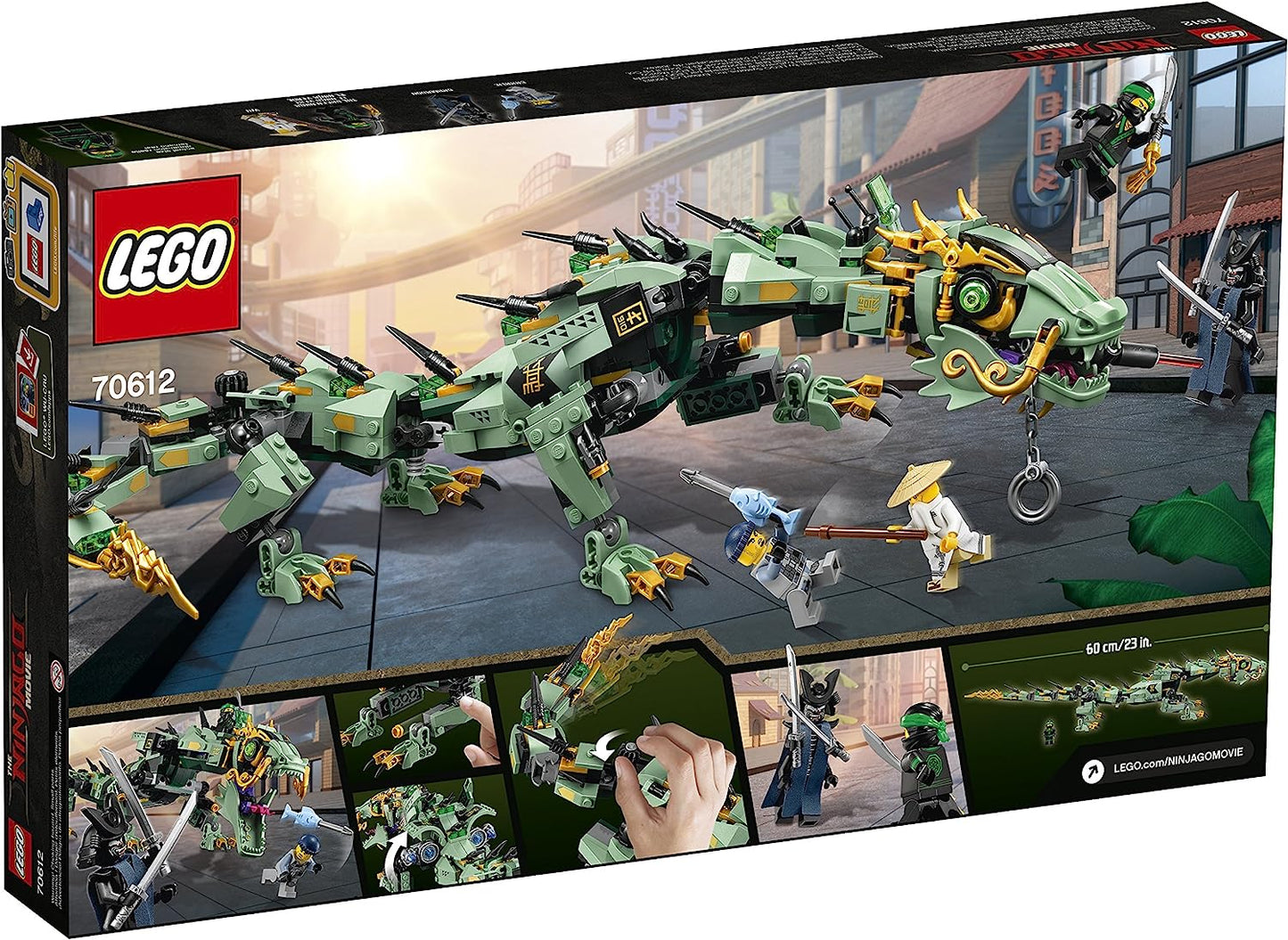 70612 NINJAGO: Movie Green Ninja Mech Dragon - CERTIFIED