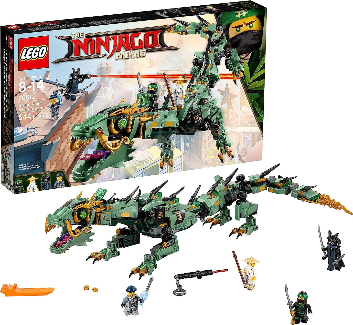 70612 NINJAGO: Movie Green Ninja Mech Dragon - CERTIFIED