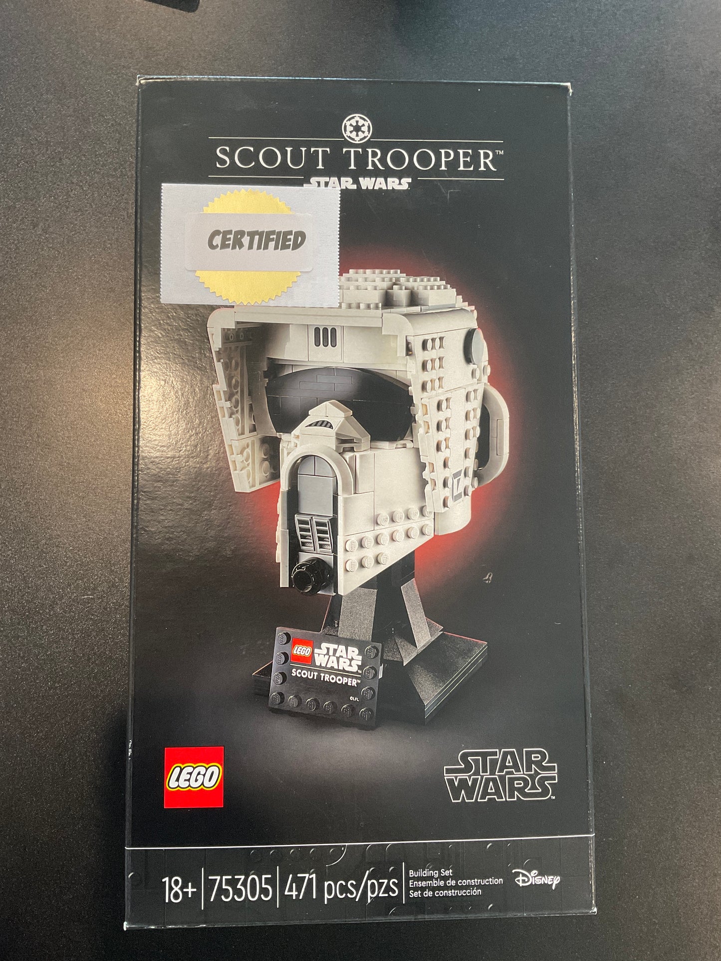 75305 Star Wars: Scout Trooper Helmet - CERTIFIED