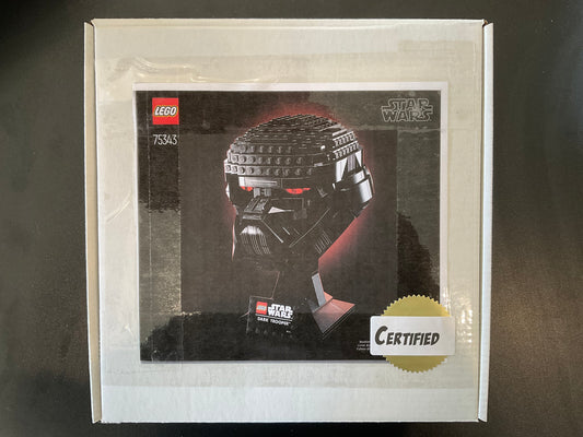 LEGO 75343 Dark Trooper Helmet - Certified
