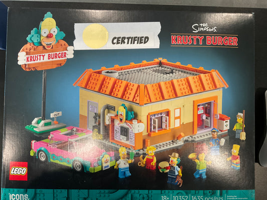 LEGO 10352 The Simpsons Krusty Burger - Certified