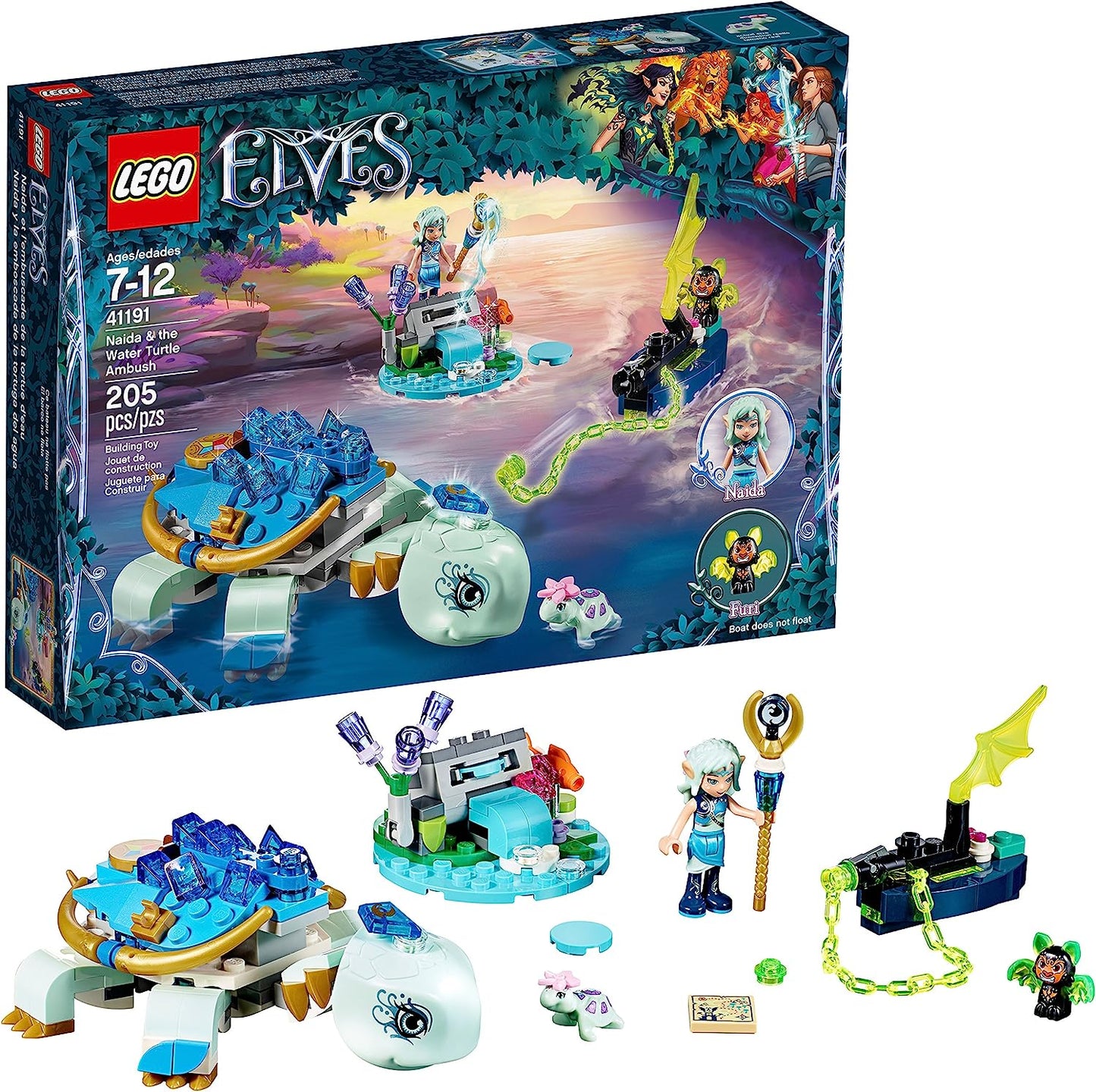 41191 Elves: Naida & the Water Turtle Ambush - CERTIFIED