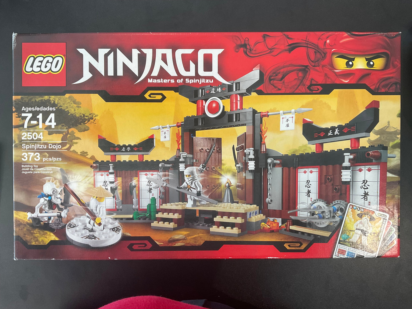 LEGO 2504 Ninjago Masters of Spinjitzu, Spinjitsu Dojo - Retired