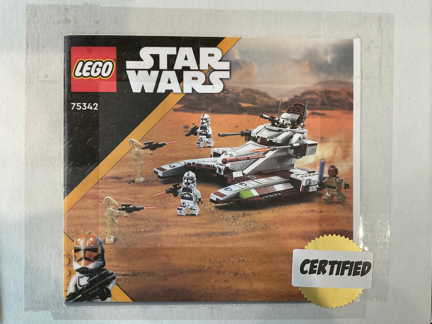 75342 LEGO Star Wars The Clone Wars Republic Fighter Tank - Certified